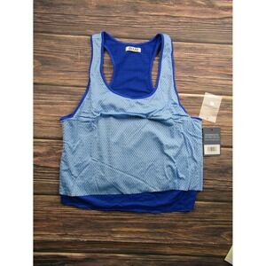 NUYU New Womens Size Large KKG Kappa Kappa Gamma Sorority Mesh Tank Top